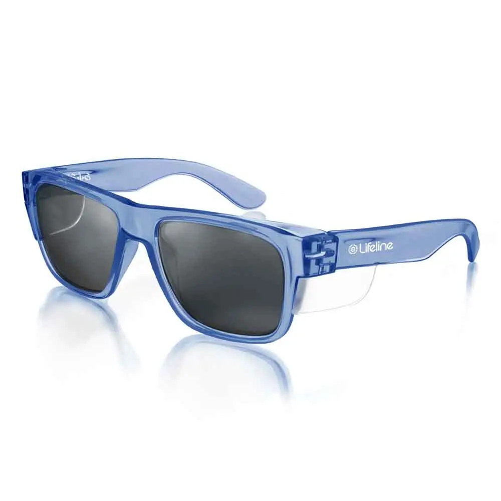 SAFESTYLE Fusions Blue Frame UV400 Polarised Lens FBLP100