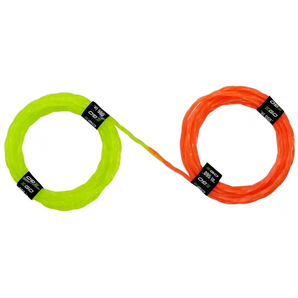 EGO 2.4mm Pre-Cut Dual Colour Twisted Trimmer Line - 5 Pack AL2420PD