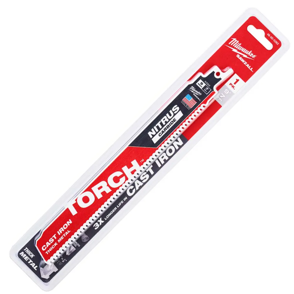 MILWAUKEE 230mm Sawzall Torch with Nitrus Carbide 1 Pack 48005262