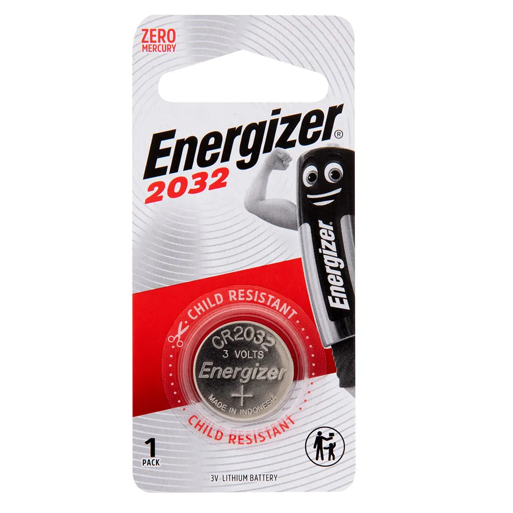 ENERGIZER CR2032 3V Lithium Coin Battery - 1 Pack ECR2032BS1