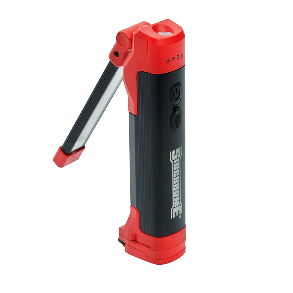 SIDCHROME 400 Lumens Rechargeable Articulating Worklight SCMT65200
