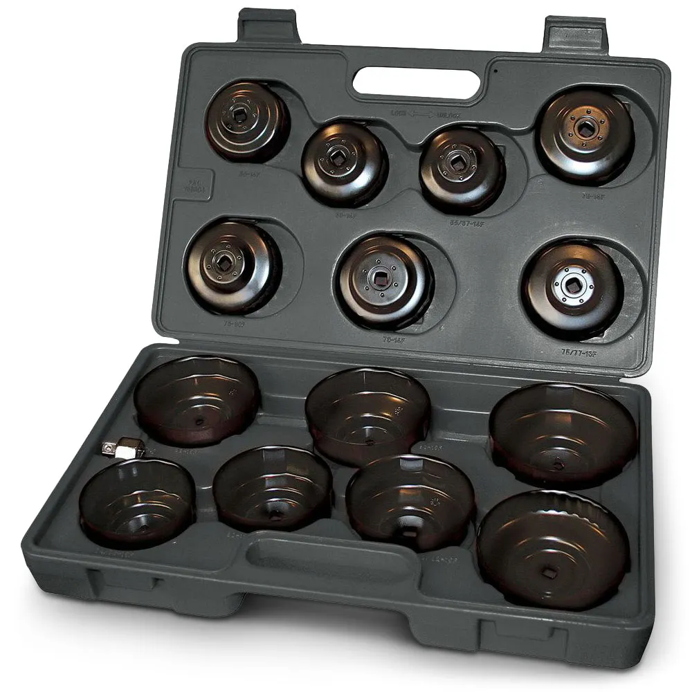 TOLEDO Oil Filter Cup Wrench Set - 15 Pc