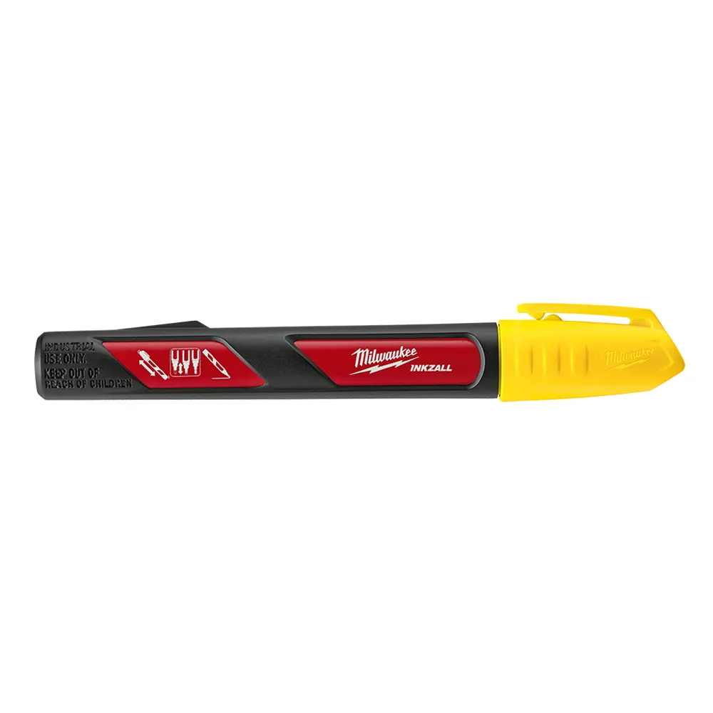 MILWAUKEE INKZALL Yellow Liquid Paint Marker 48223722
