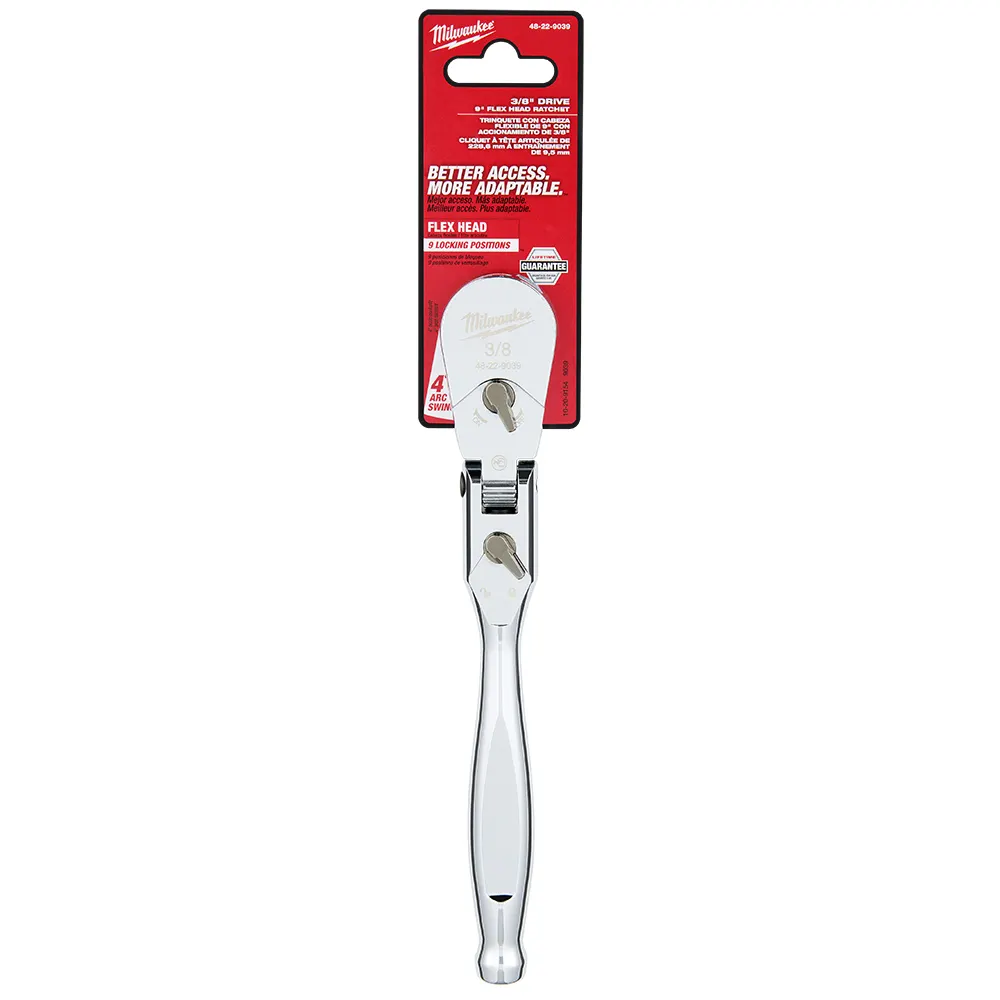 MILWAUKEE 3/8" Flex Head Ratchet 48229039