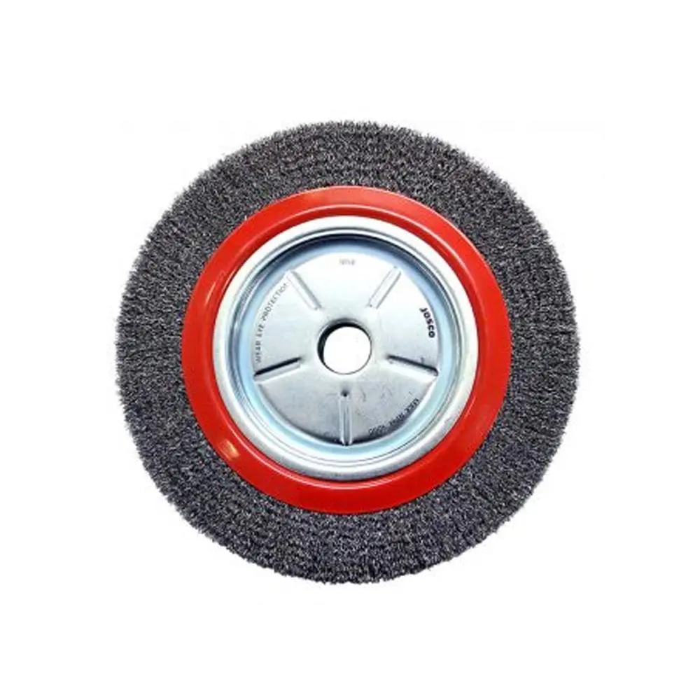 JOSCO 300mm Crimped Wheel Brush Steel Wire 105