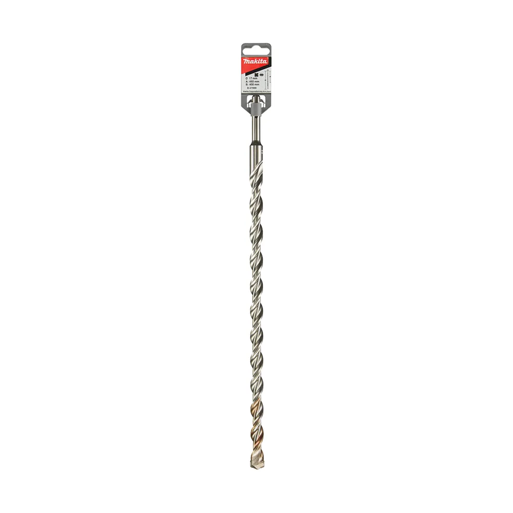 MAKITA 17 x 450mm 2-Cut SDS-Plus Masonry Drill Bit - V-PLUS B-47999