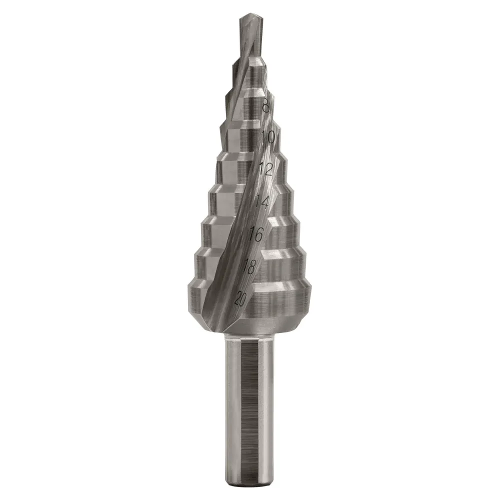 SUTTON 4-20mm 9-Step HSS Spiral Flute Step Drill Bit
