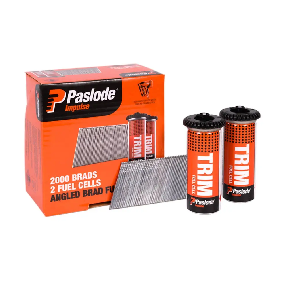 PASLODE 45mm Trimmaster Nail Pack & Twin Fuel Cells B20745