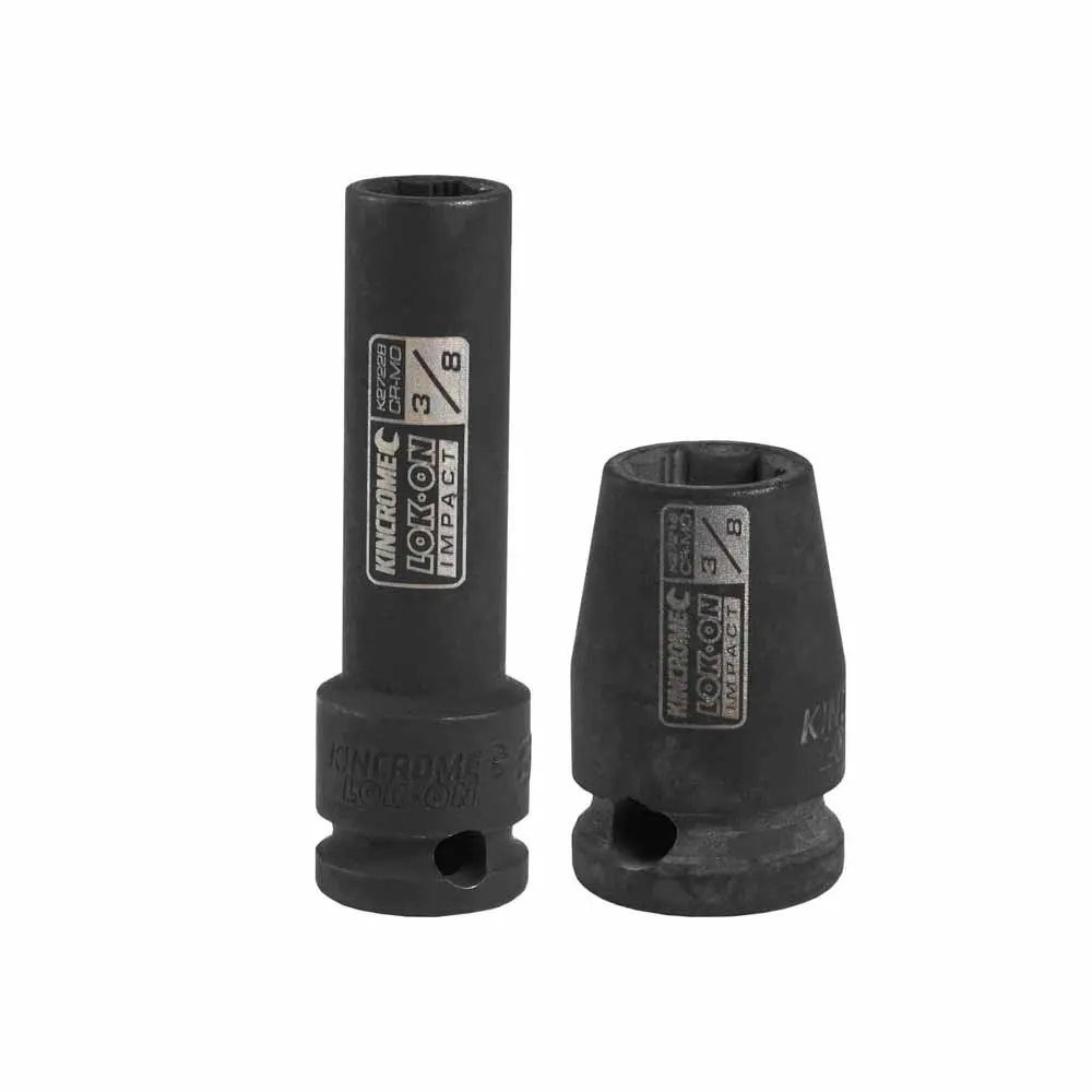 KINCROME LOK-ON 3/8" Drive Deep Impact Socket K27228