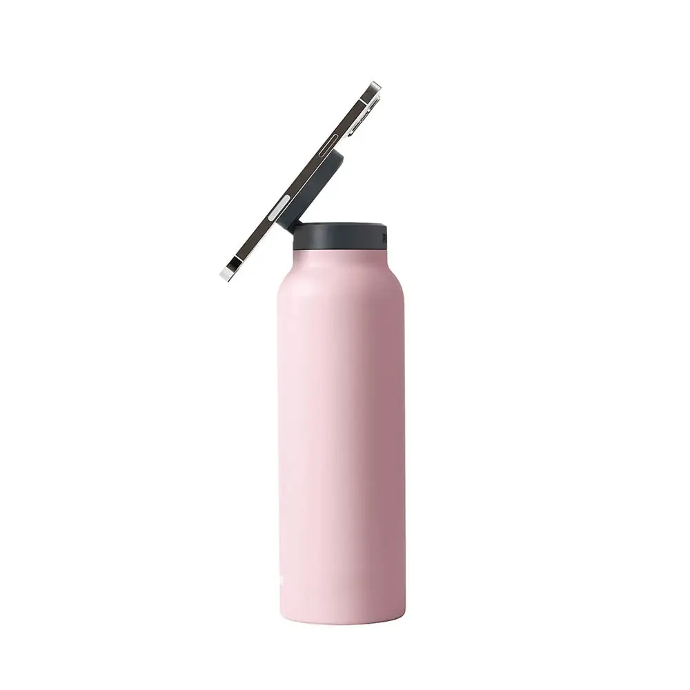 RINGO 950ml (32oz) Water Bottle - with Magnetic Phone Mount - Pink B2PK32LSC1