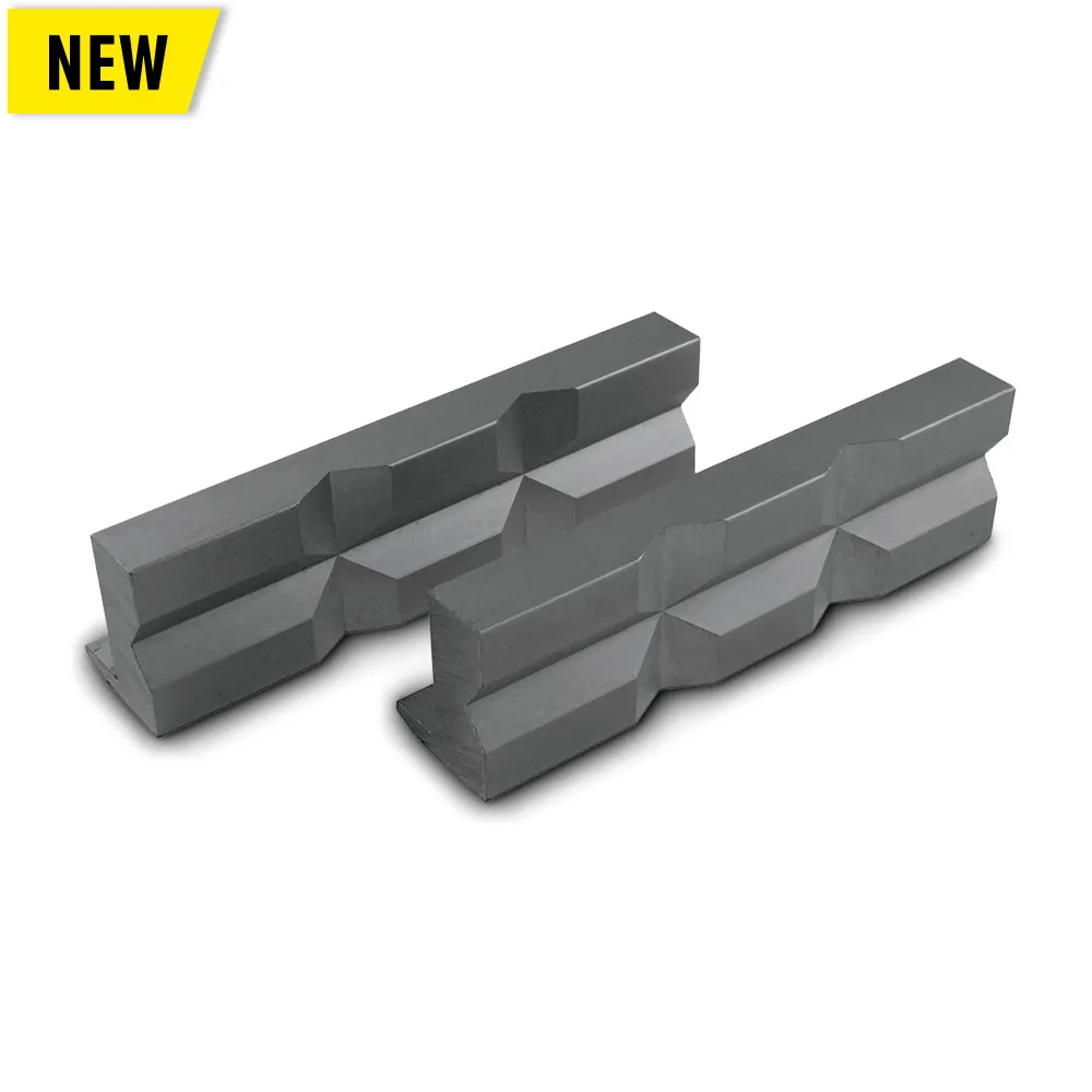 ITM 125mm Magnetic Soft Vice Jaws - Alumimium Prism Face TM121-125