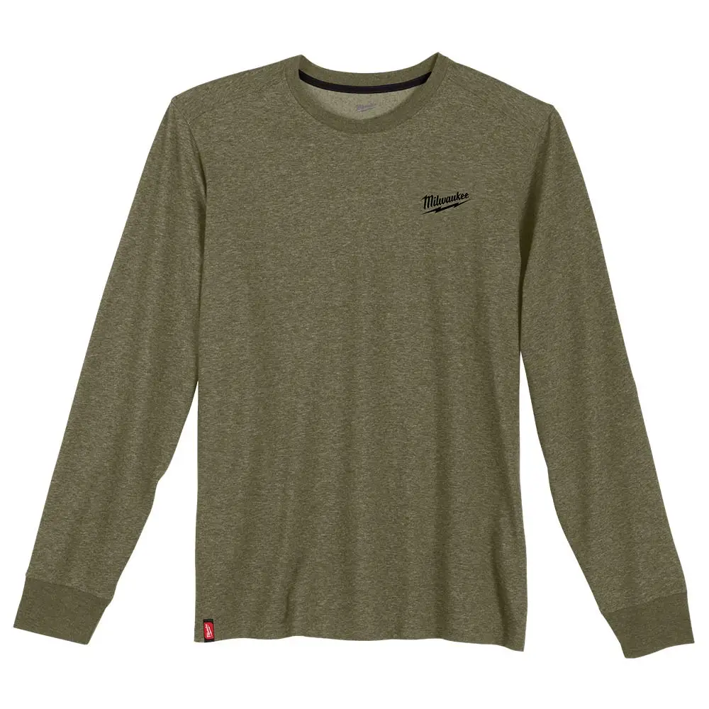 MILWAUKEE Hybrid Work Tee Long Sleeve Green 604GN