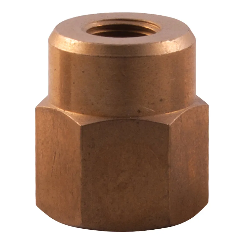 SONSBEEK Hex Reducer 3/8inch - 1/8inch BSP F-F - 2Pk Brass BL29HS0602B