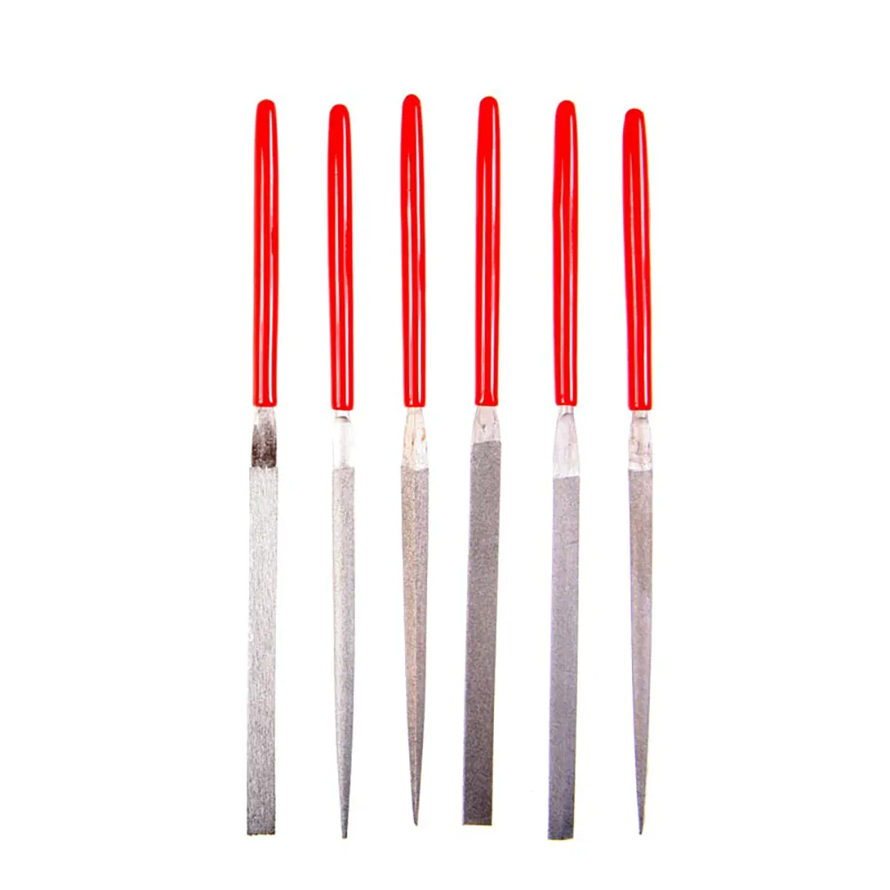 EZELAP 140mm Diamond Coarse Needle File Set - 6 Piece 607C