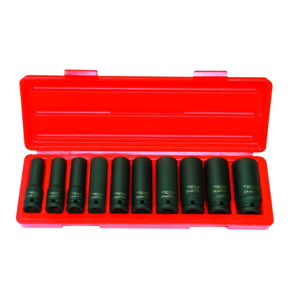 TTI 10 Piece 1/2" AF Deep Impact Socket Set TTI1210AFID
