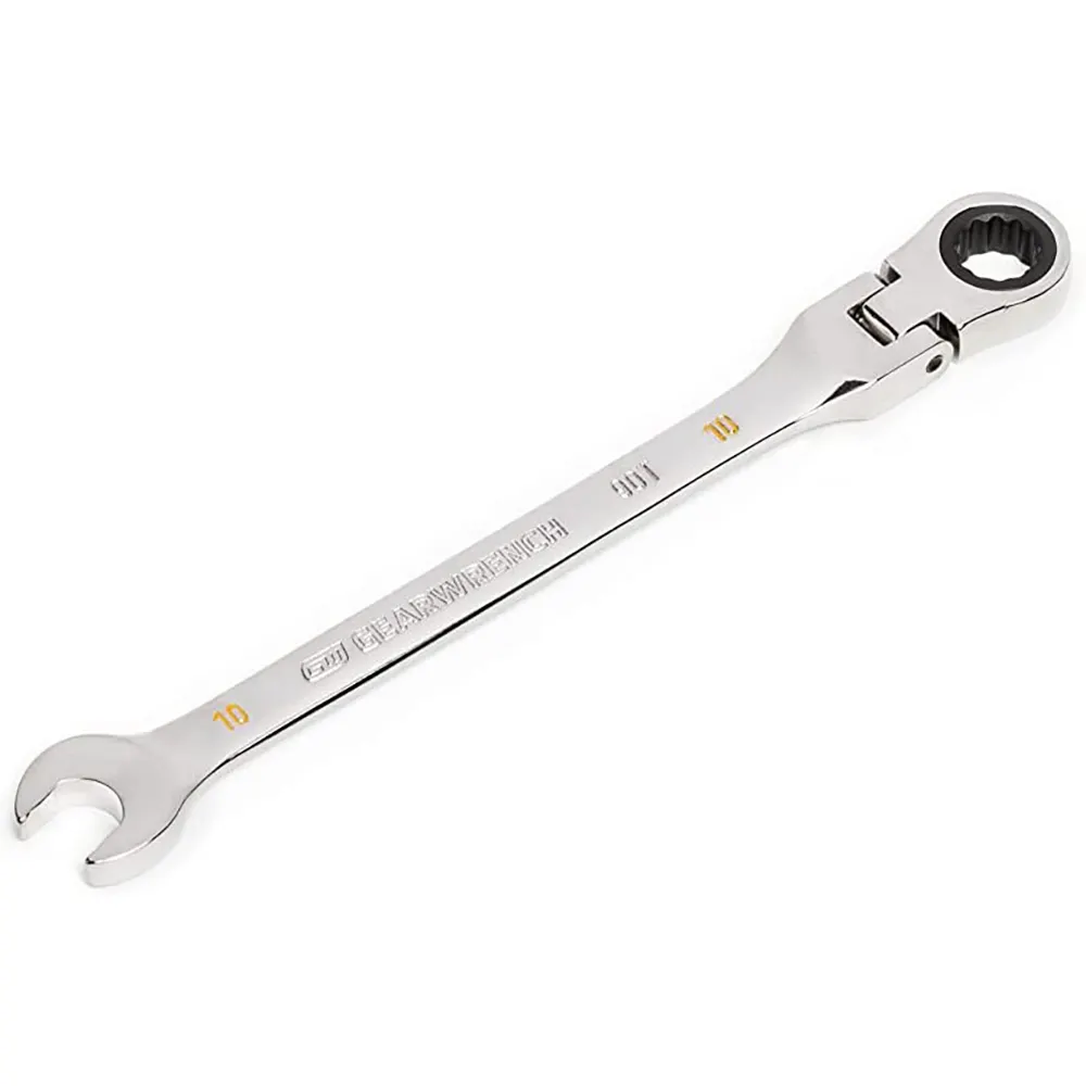 GEARWRENCH 10mm 90T Flexhead Ratcheting Combination Wrench 86710