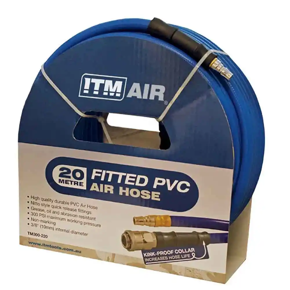 ITM 10mm x 20M PVC With Couplers Air Hose TM300-22