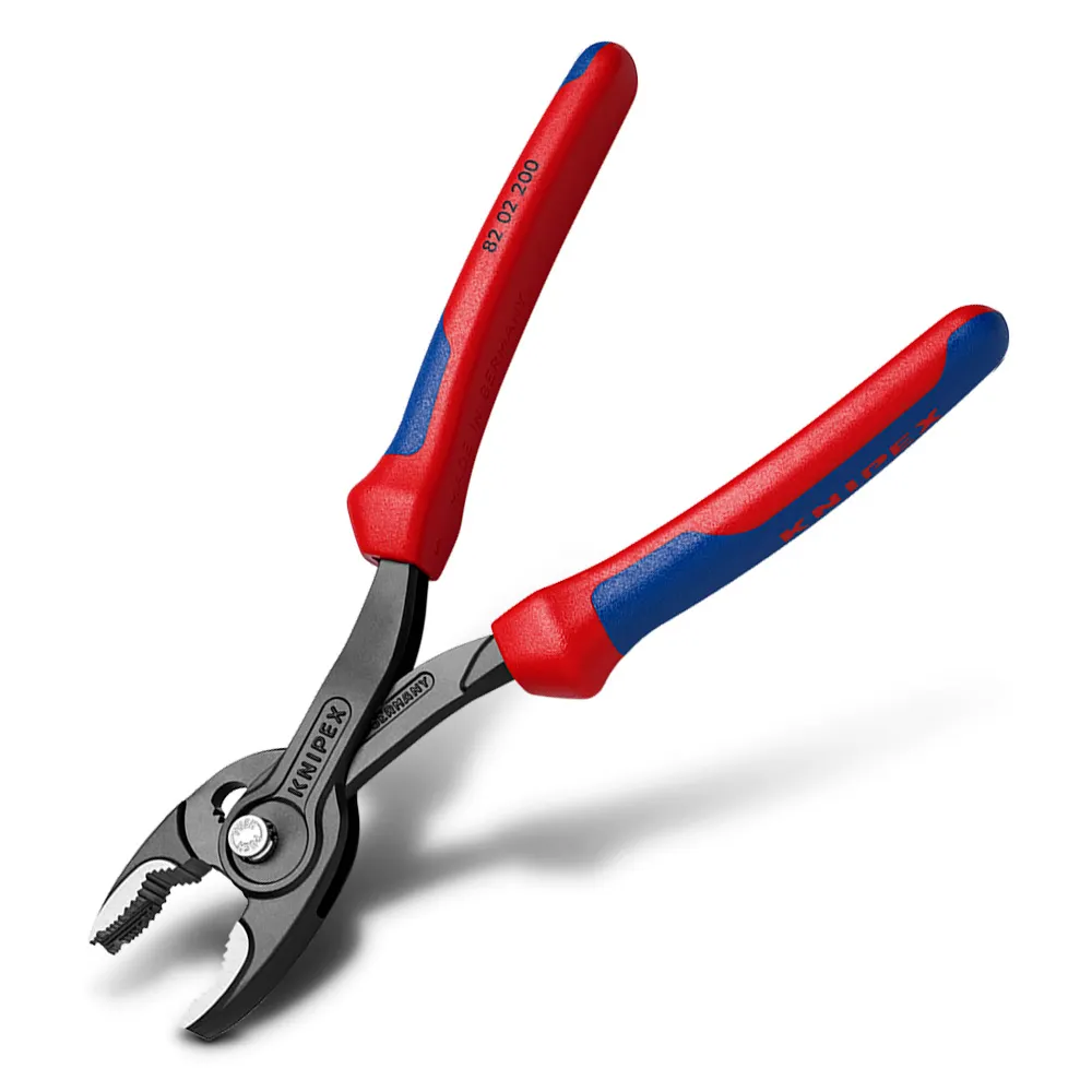 KNIPEX 200mm TwinGrip Slip Joint Plier 8202200SB