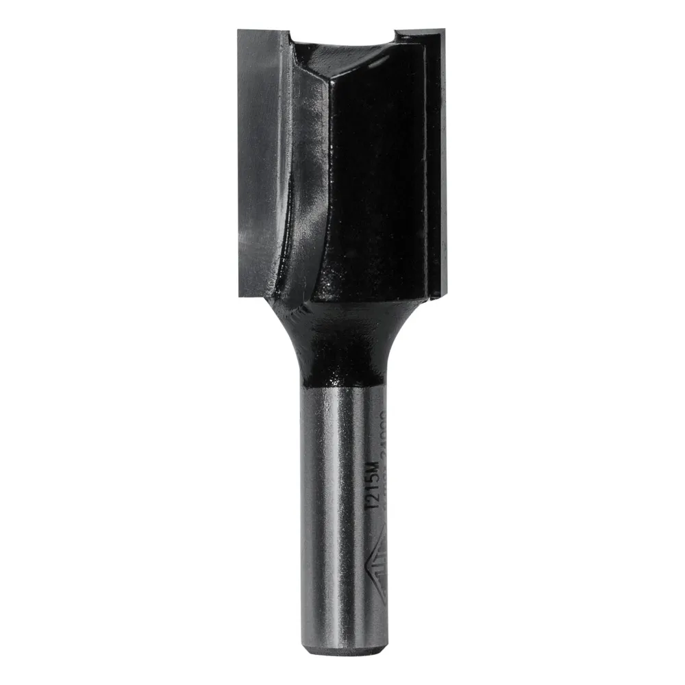 CARBITOOL Router Bit TCT Straight 15mm-Diameter 1/4inch -Shank T 215 M