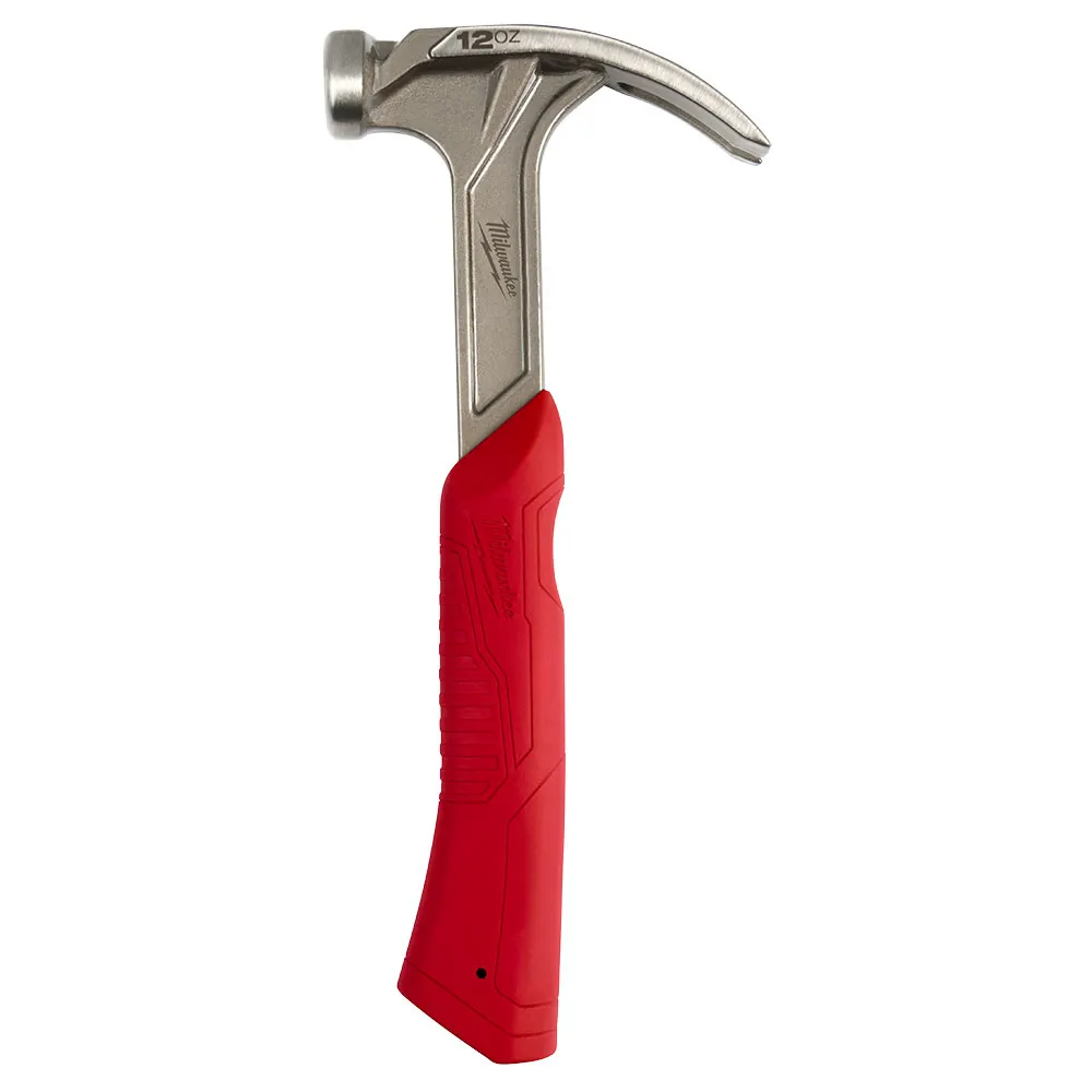 MILWAUKEE 12oz Smooth Face Hybrid Claw Finish Hammer 48229019A