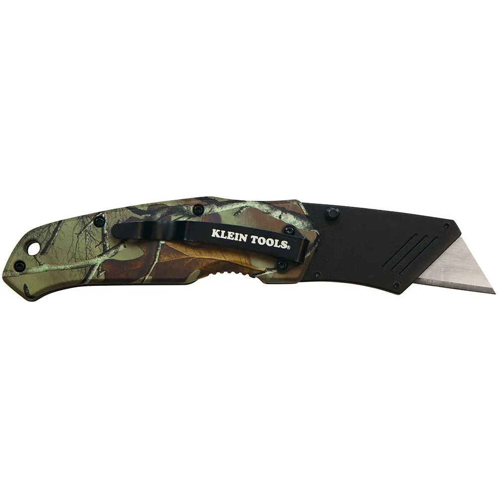 KLEIN Folding Utility Knife Camo Assisted-Open A-44135