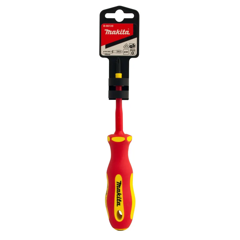 MAKITA Ph2 x 100mm Insulated Screwdriver B-66139