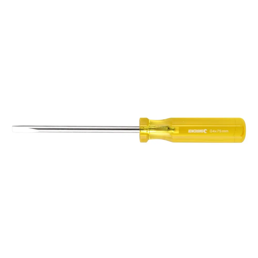 KINCROME 4 x 75mm Acetate Blade Screwdriver K5152