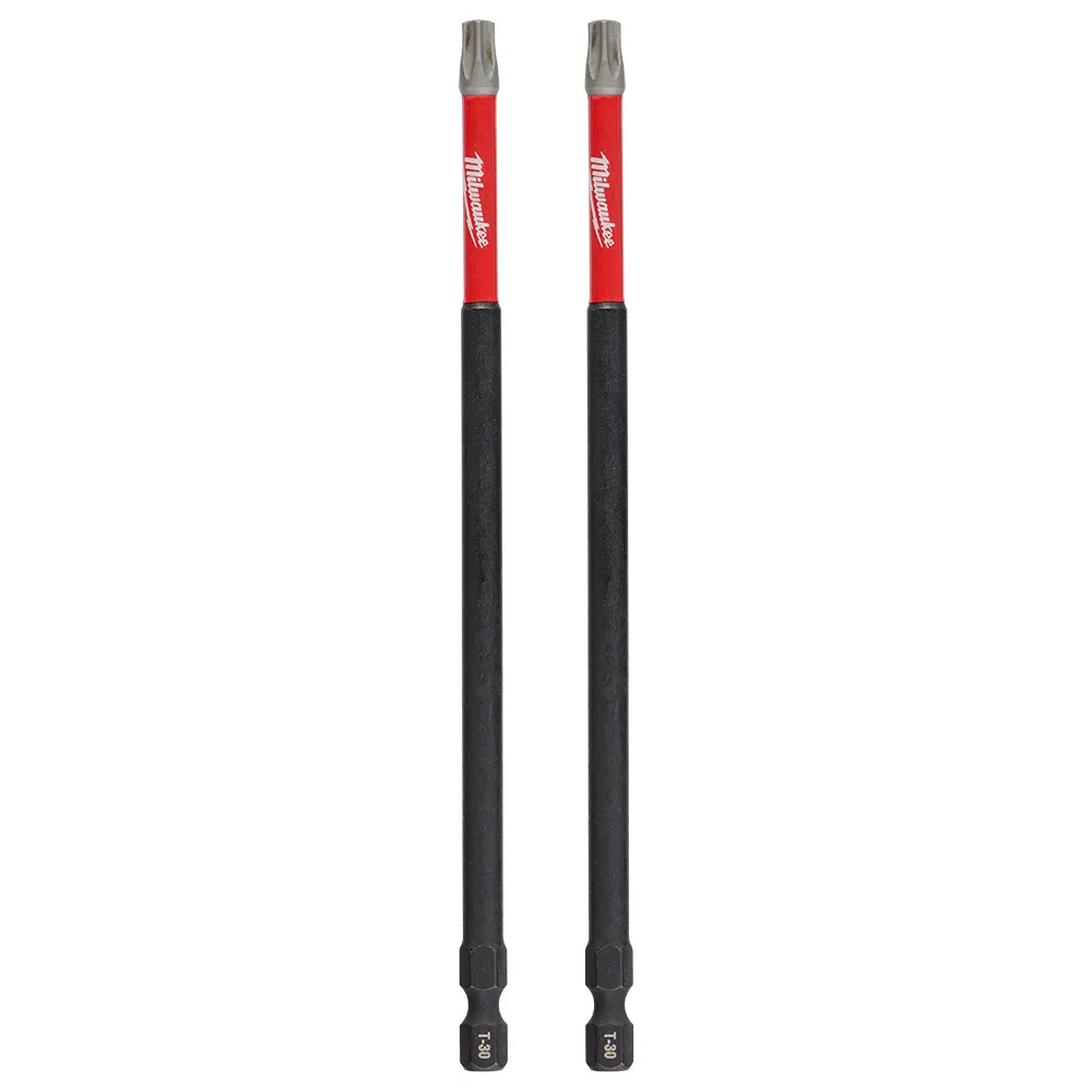 MILWAUKEE SHOCKWAVE Power 150mm (6") Torx T30 Screwdriver Bit - 2 Piece 48324390