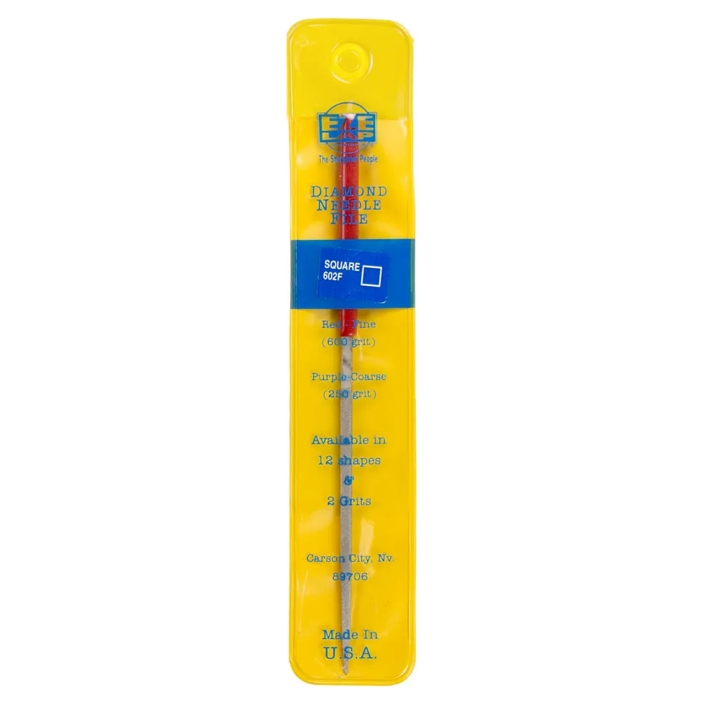 EZELAP 140mm Diamond Square Fine Needle File 602F