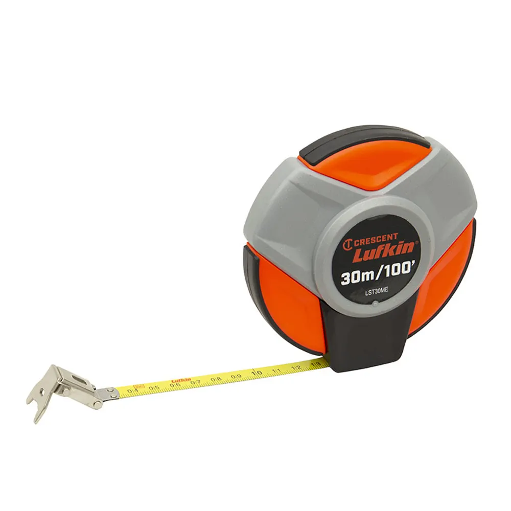 CRESCENT LUFKIN 30M/100' X 10MM Long Steel Tape Measure LST30ME