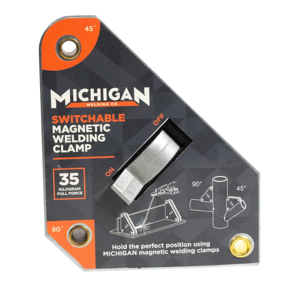MICHIGAN Multi-Angle 35kgf Switchable Magnetic Welding Clamp MMAGSSW35
