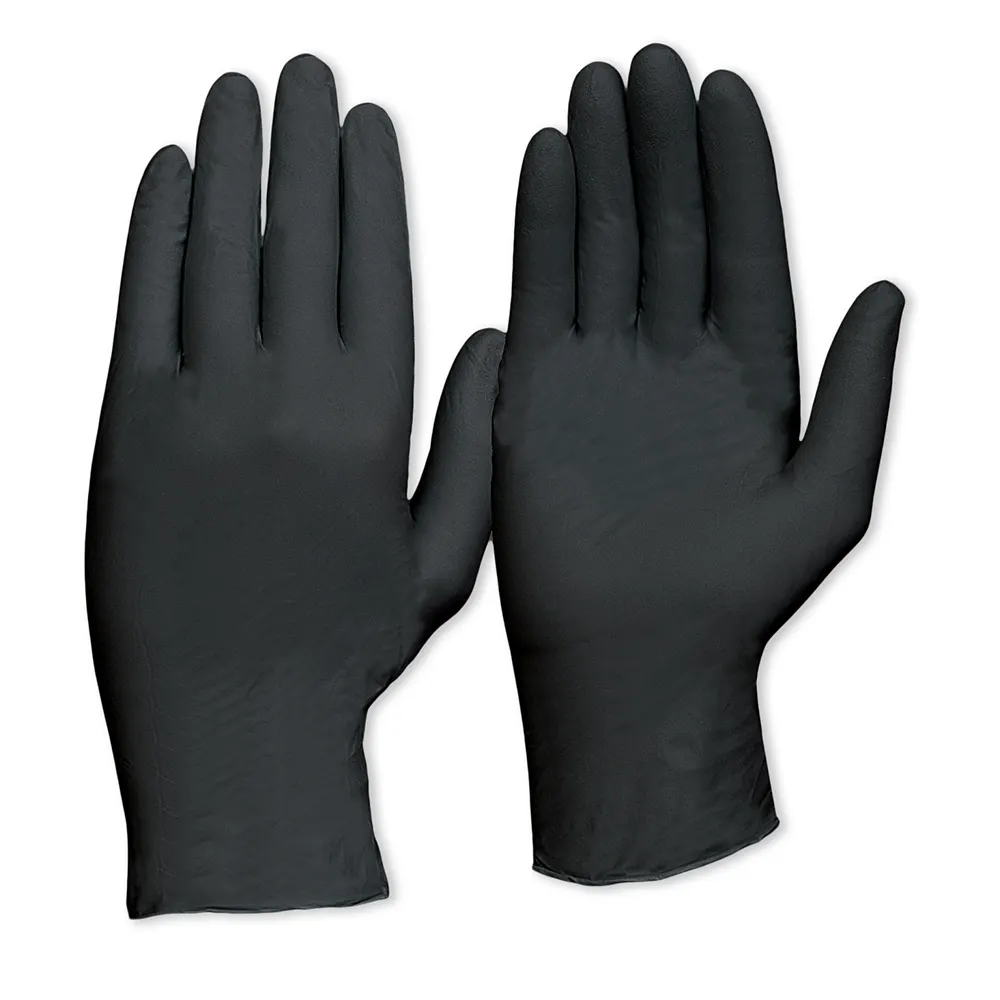 PROCHOICE 100 Pack XL HD Nitrile Black Disposable Gloves MDNPFHDXL