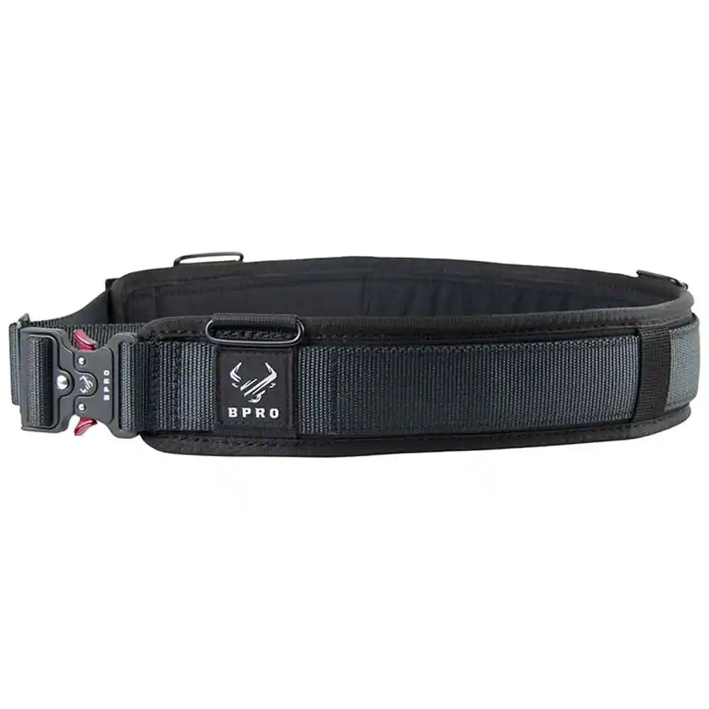 BPRO Cordura 3inch 76mm Medium Fabric Black Tool Belt LCB3BMD