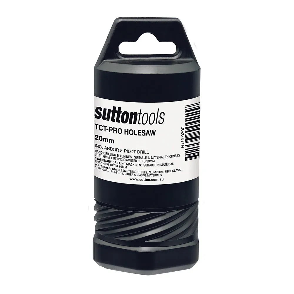SUTTON 20mm TCT Metal Holesaw w/ Arbor - DEEP CUT H1130200