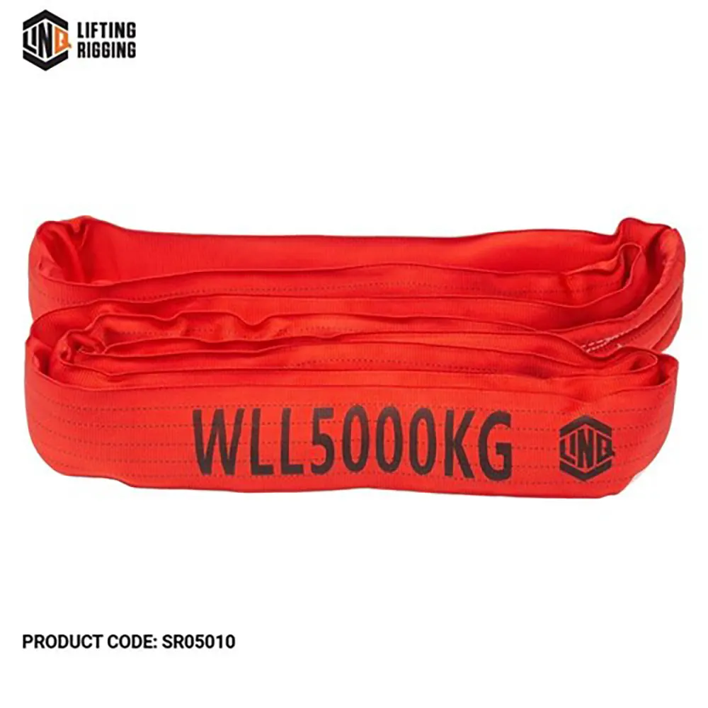LINQ 4m Sling Webbed Round Red SR05040