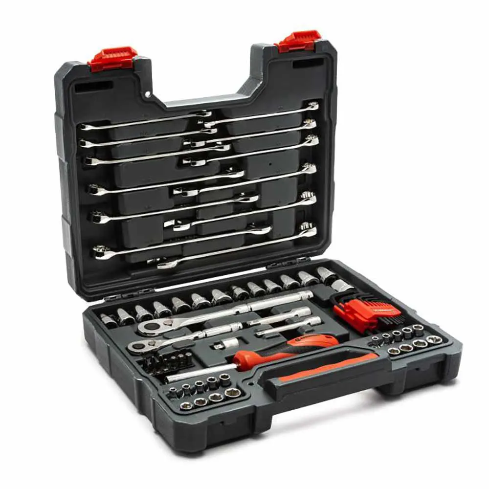 CRESCENT 1/4inch 3/8inch Drive Sae/Metric Socket & Spanner Set - 70 Piece CTK70C