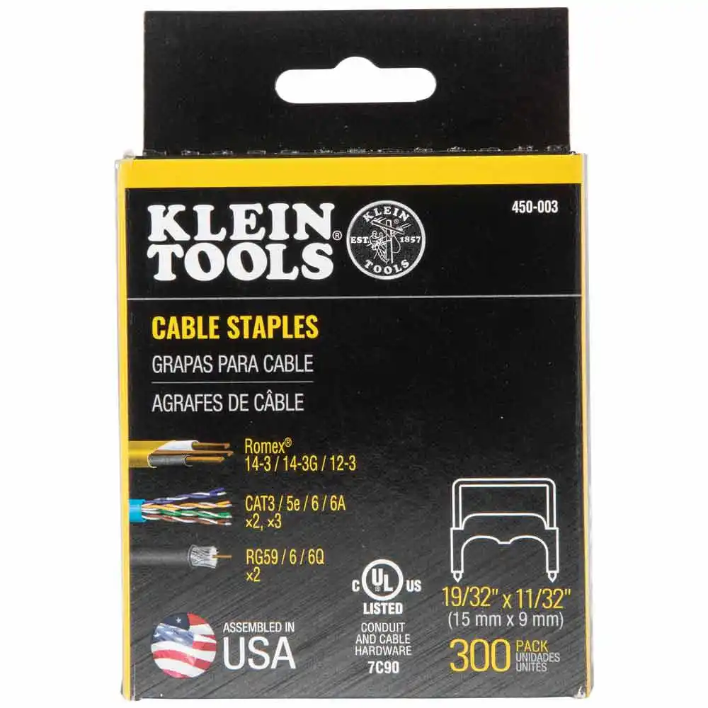 KLEIN 1/64in X 13/64in Insulated Staples Suits A-450-004