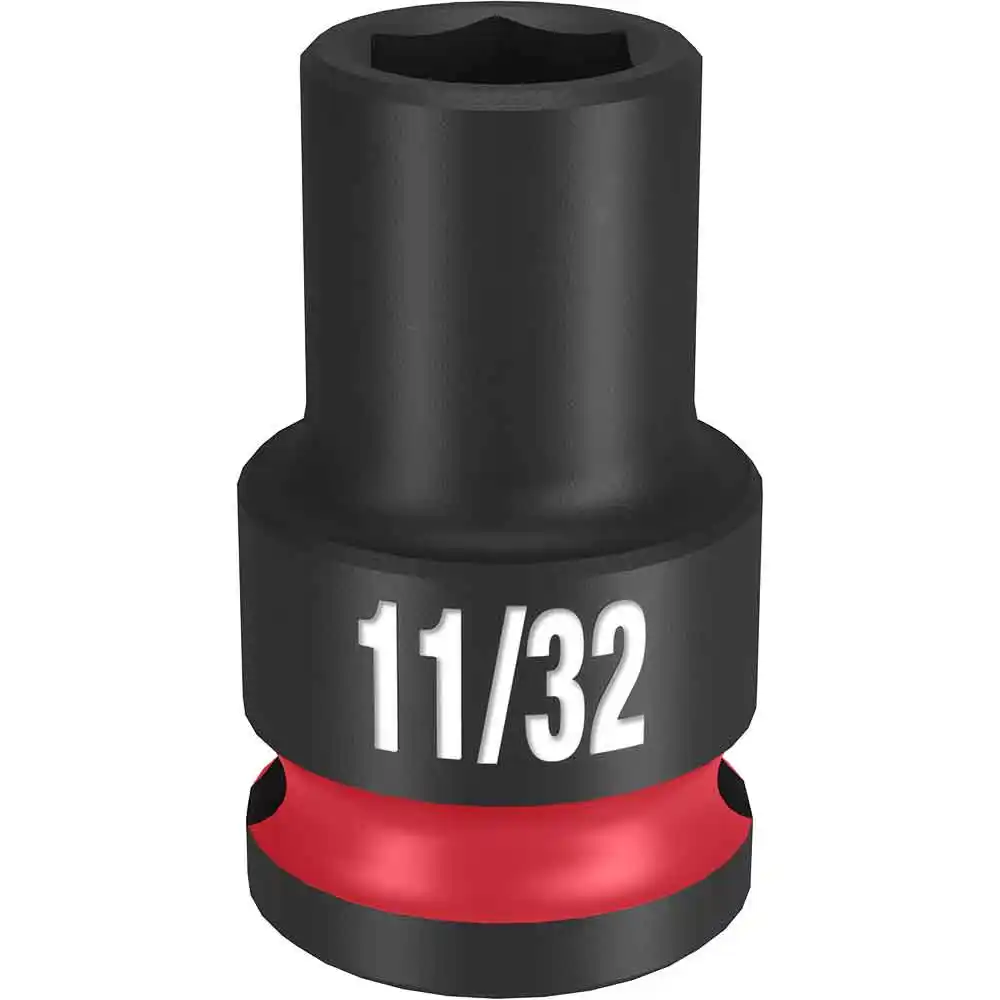 MILWAUKEE SHOCKWAVE 3/8" Drive 11/32" Standard 6 Point Impact Socket 49666103