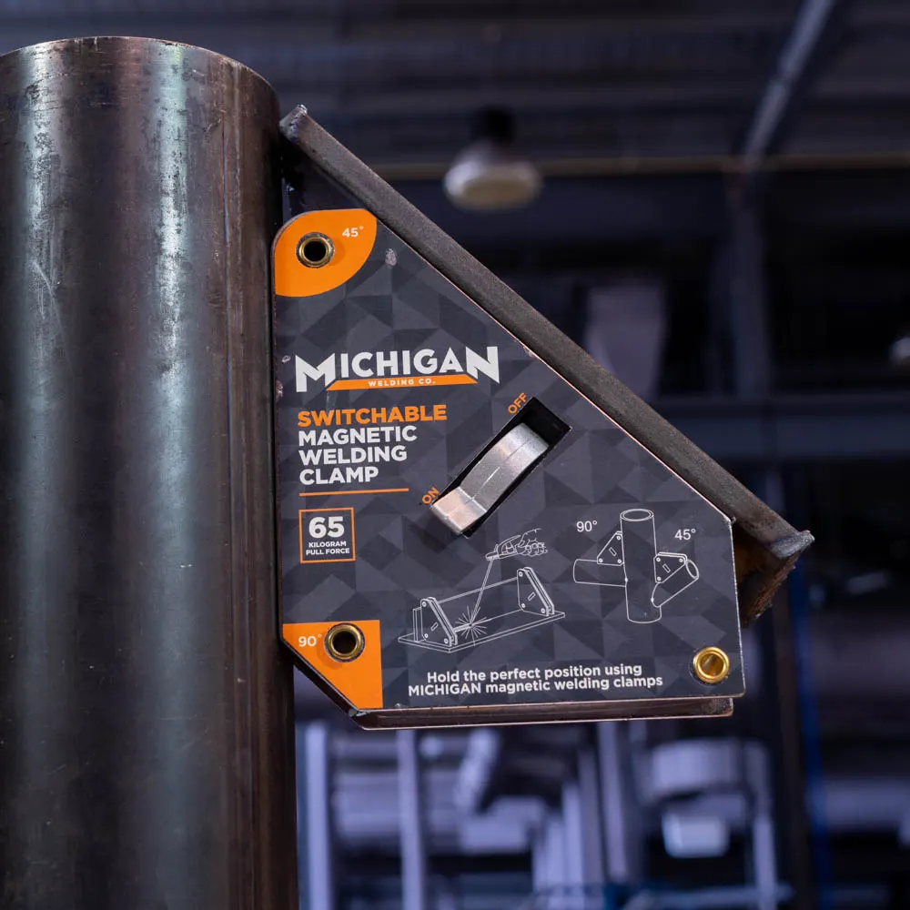 MICHIGAN Multi-Angle 65kgf Switchable Magnetic Welding ClampMMAGSSW65