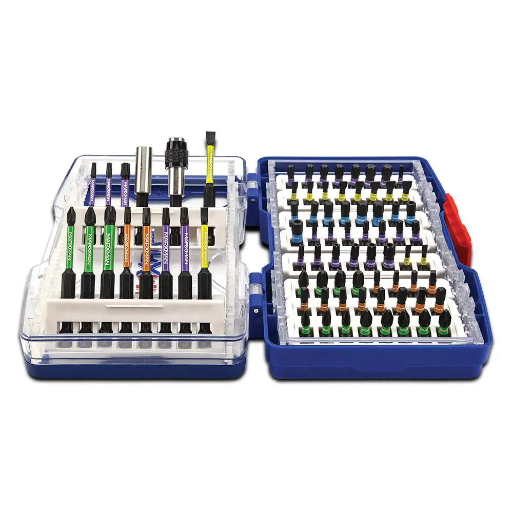 MARXMAN 78 Piece Security Impact Screwdriver Bit Set MSDBS78PC