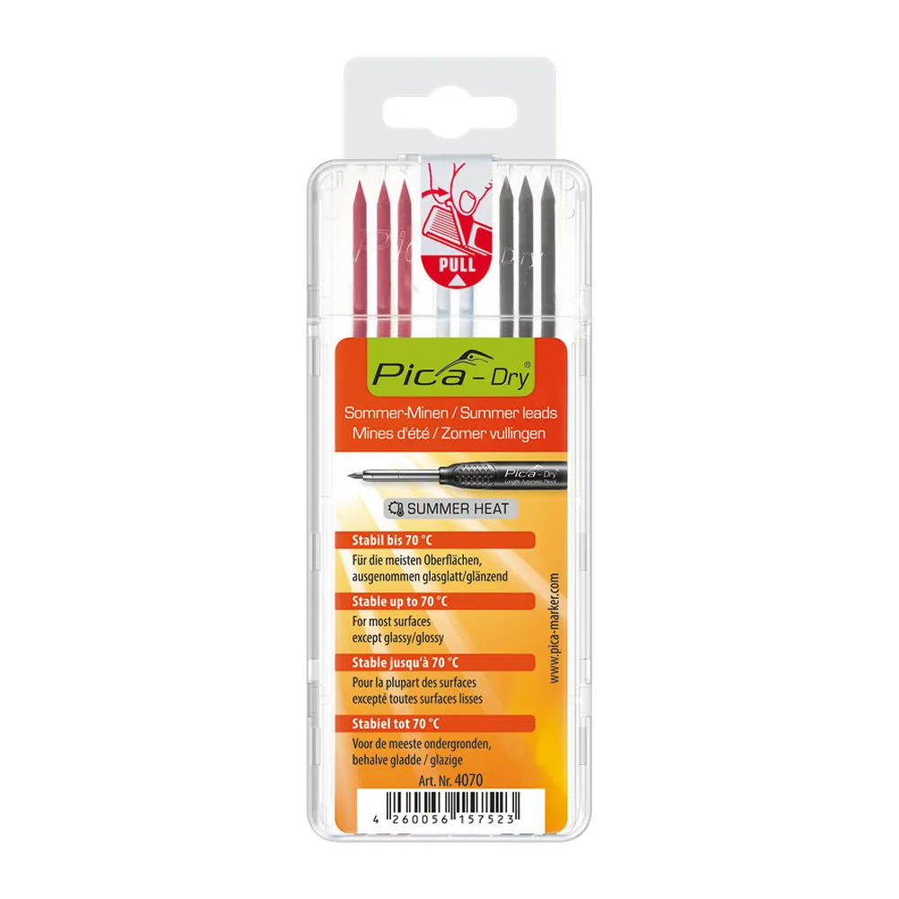 PICA Dry Mixed Colour Summer Leads Refill Set Hang Sell 4070SB