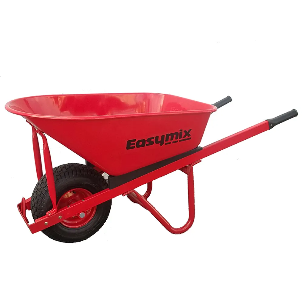 EASYMIX Wheelbarrow Steel Wide Wheel Heavy Duty W566S