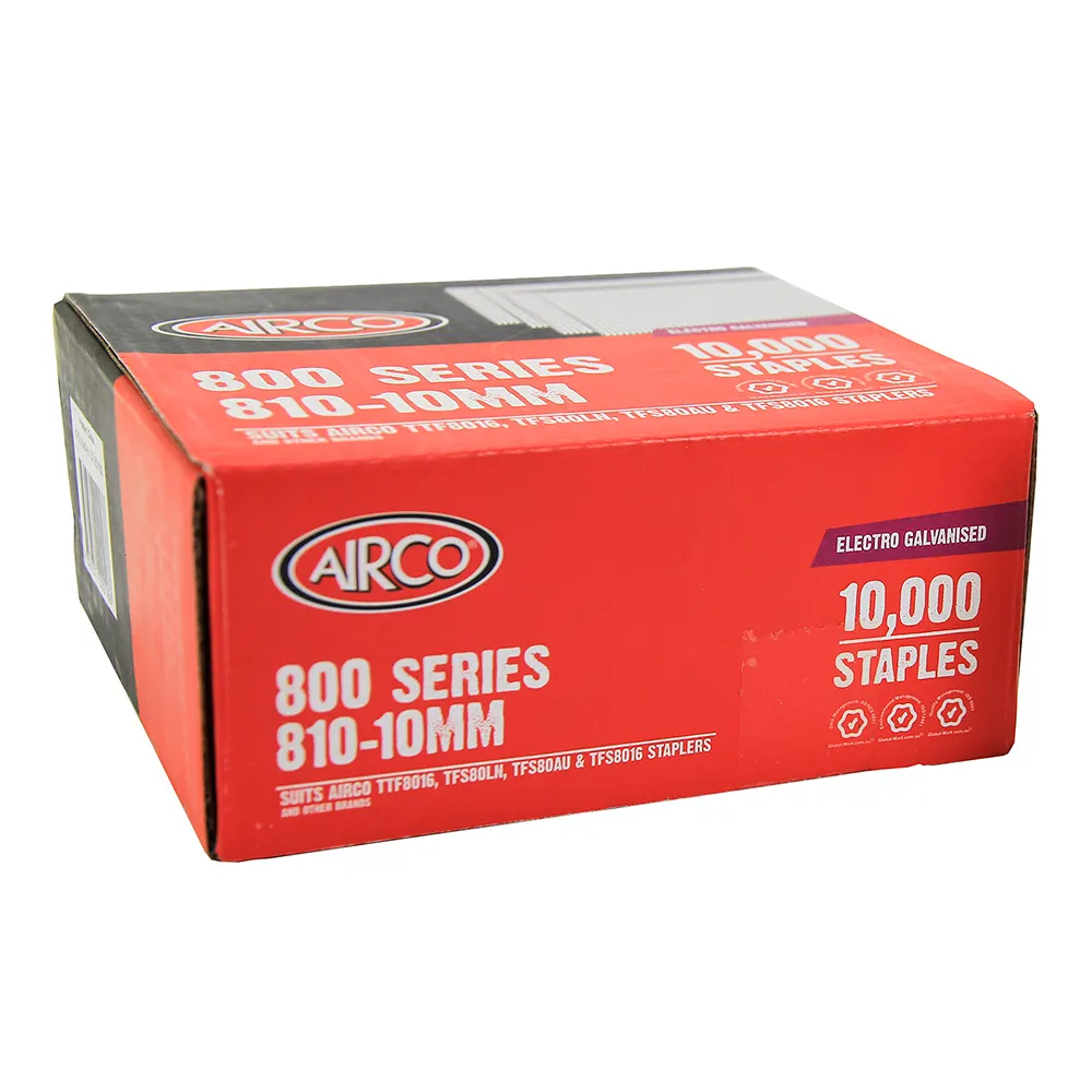 AIRCO 800 Series Staples - 10 x 13mm SF80100