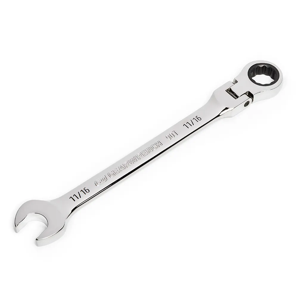 GEARWRENCH 11/16" 90T Flexhead Ratcheting Combination Wrench 86748