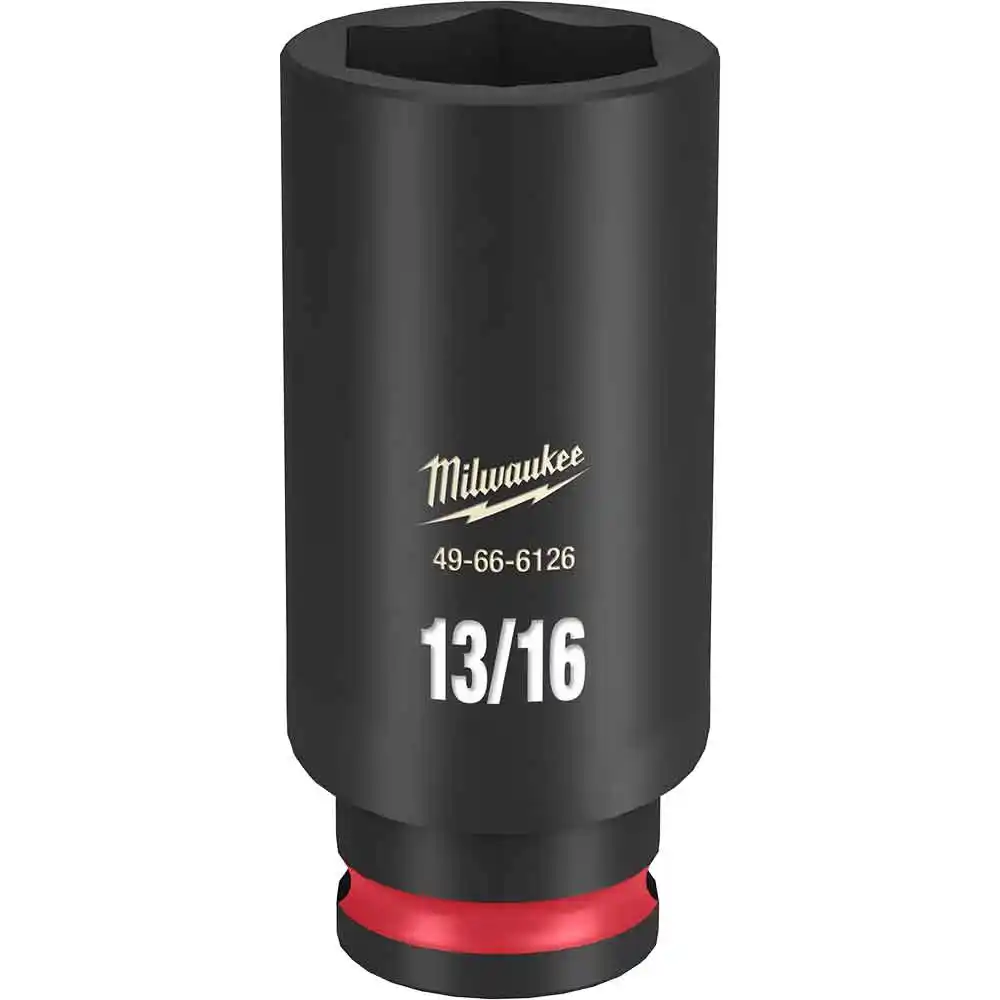 MILWAUKEE SHOCKWAVE 3/8" Drive 13/16" Deep 6 Point Impact Socket 49666126