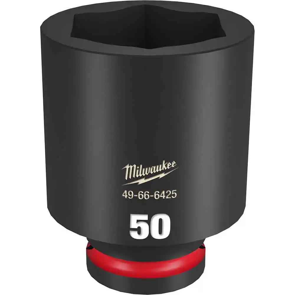 MILWAUKEE SHOCKWAVE 3/4inch Drive 50mm Deep 6 Point Impact Socket 49666425