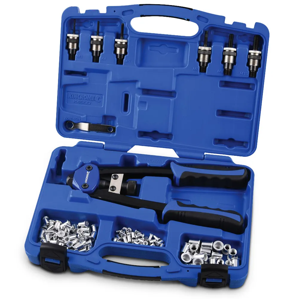 KINCROME 68 Piece Twin Handle Nut Riveter Set M3-M10 Nutsert K4900