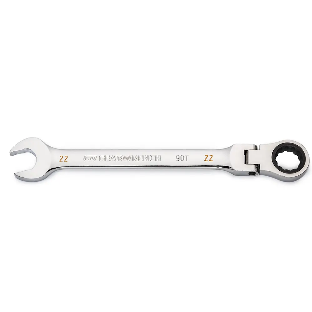 GEARWRENCH 22mm 90T Flexhead Ratcheting Combination Wrench 86722