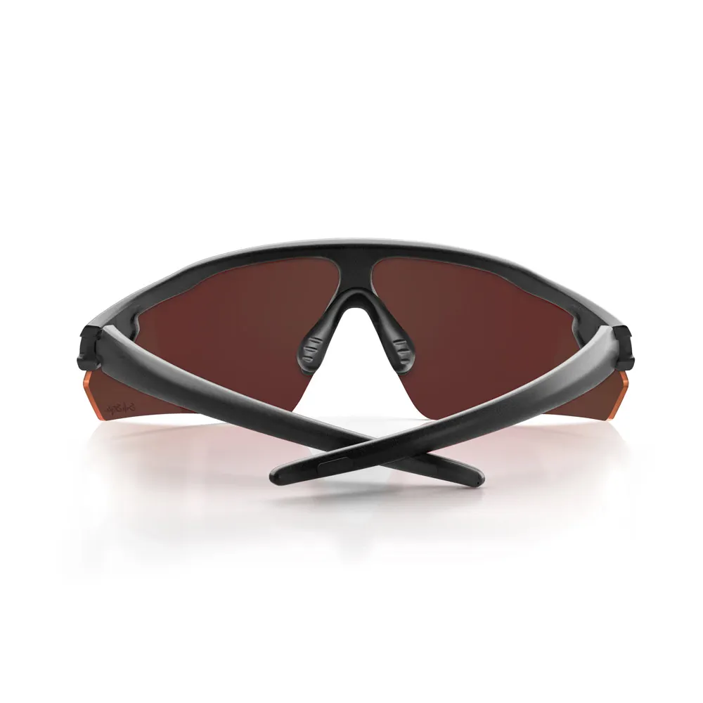 SAFESTYLE Phantoms Matte Black Frame Reflectors Red Lens PHMBRT100