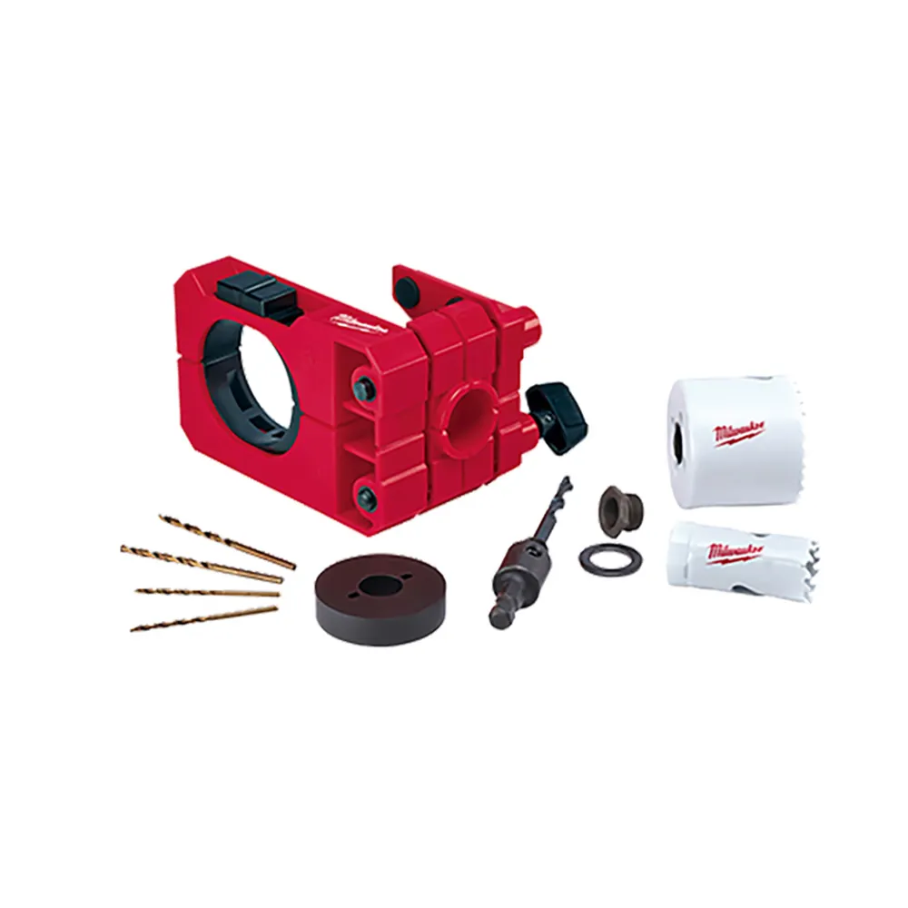 MILWAUKEE Hole Dozer Hole Saw Door Lock Installation Kit - 10 Piece 49224073